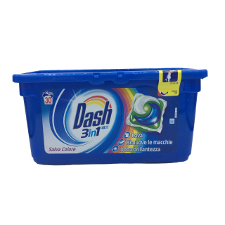 Detergent pernute Dash 3in1 color 792 g 30 spalari