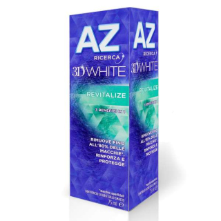 Pasta de dinti AZ Ricerca 3d white revitalizanta cu menta pura 75 ml