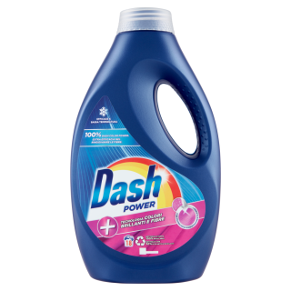 Detergent lichid Dash Power rufe colorate 990 ml-18 spalari 