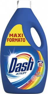 Detergent lichid Dash actilift pentru haine colorate – 2750ml-50spalari