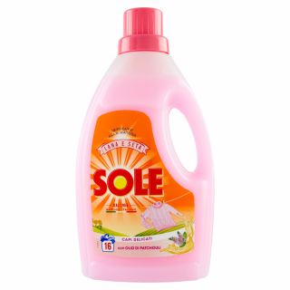 Detergent lichid Sole clasic rufe delicate cu ulei de patchouli 1L-16spalari