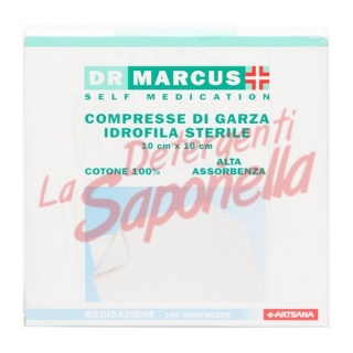 Comprese de tifon Dr Marcus 10 X 10 cm-100 bucati