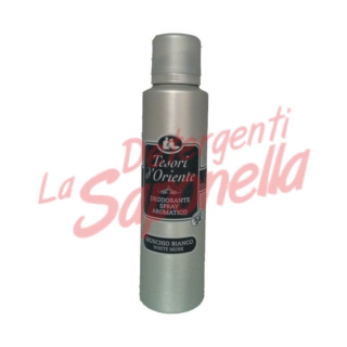 Spray deodorant de corp Tesori D'Oriente cu musc alb 150 ml