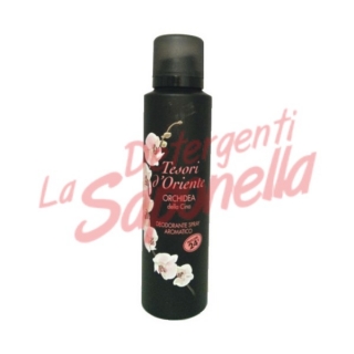 Spray deodorant de corp Tesori D'Oriente cu orhidee din China 150 ml