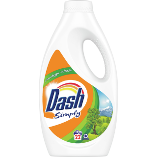 Detergent lichid Dash Simply cu parfum proaspat 1210ml- 22 spalari