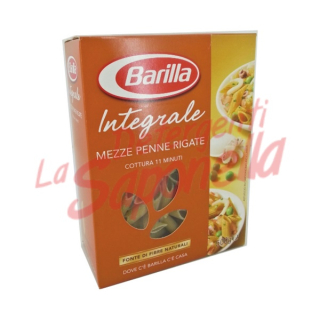 Paste Barilla "Mezze Penne Rigate" integrale 500 gr
